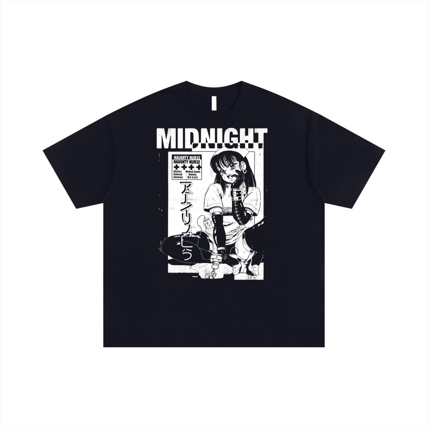 ヴィンテージアニメグラフィックTシャツ：日本のマンガユニセックスT