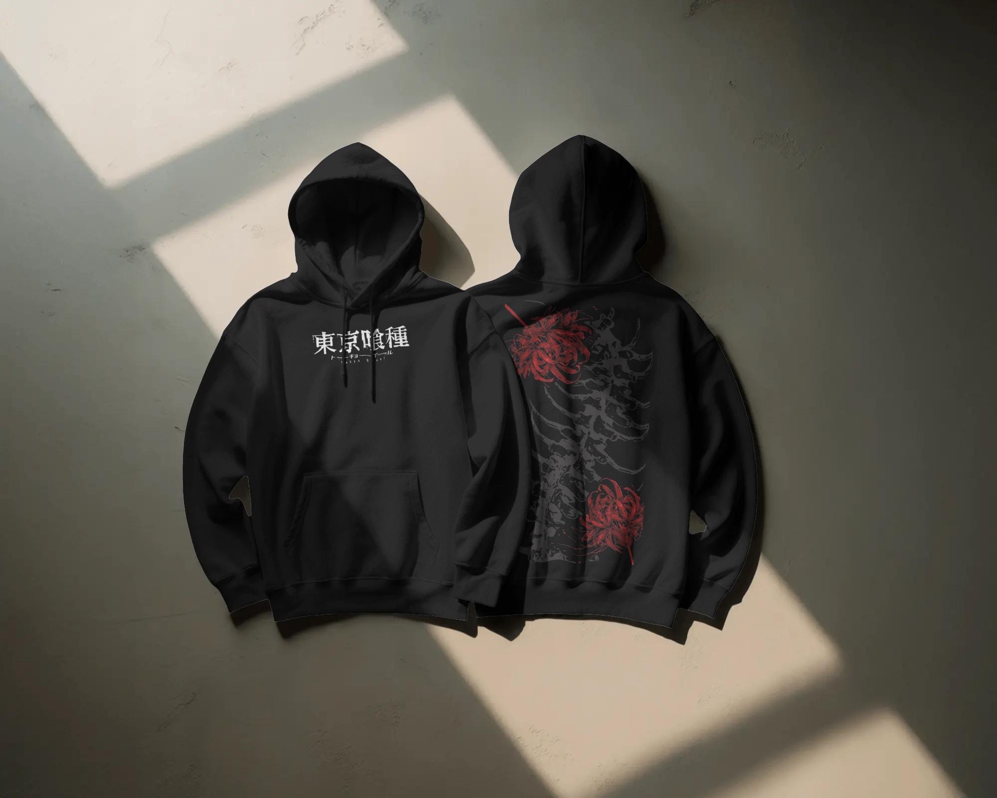 Tokyo Ghoul Ken Kaneki Anime Hoodie: Snow Washed, Loose Fit - Etsy