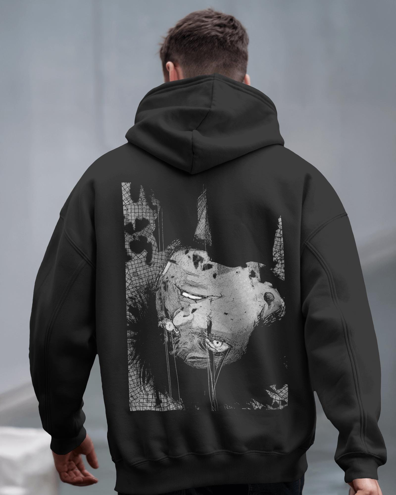 Tokyo Ghoul Ken Kaneki Hoodie: Snow Washed, Loose Fit Cotton - Etsy