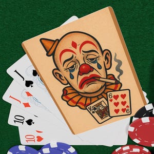 16 é bom? Conjunto de cartas de pôquer vintage Blackjack, jogo de cartas clássico, presente exclusivo, essencial para a noite de pôquer, decoração de cassino e bacará