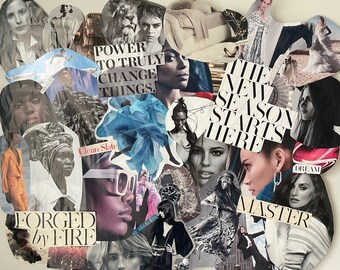 Original Collage Art - Power, Mastery, and Success