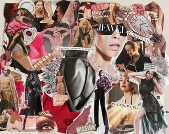 Original Collage Art - Love, Luxury, and Romance