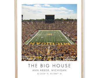 La Casa Grande / Universidad de Michigan / 16 x 20 pulgadas / Color / Póster