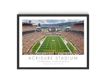 Steelers NFL | Acrisure Stadium | 20 x 28 inches | Color | Poster