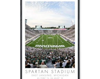 Spartan Stadium | Michigan State University | 20 x 30 inches | Color | Poster
