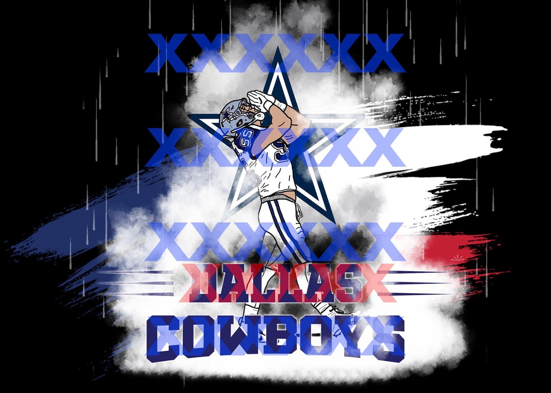 Dallas Cowbows Football Png - Etsy