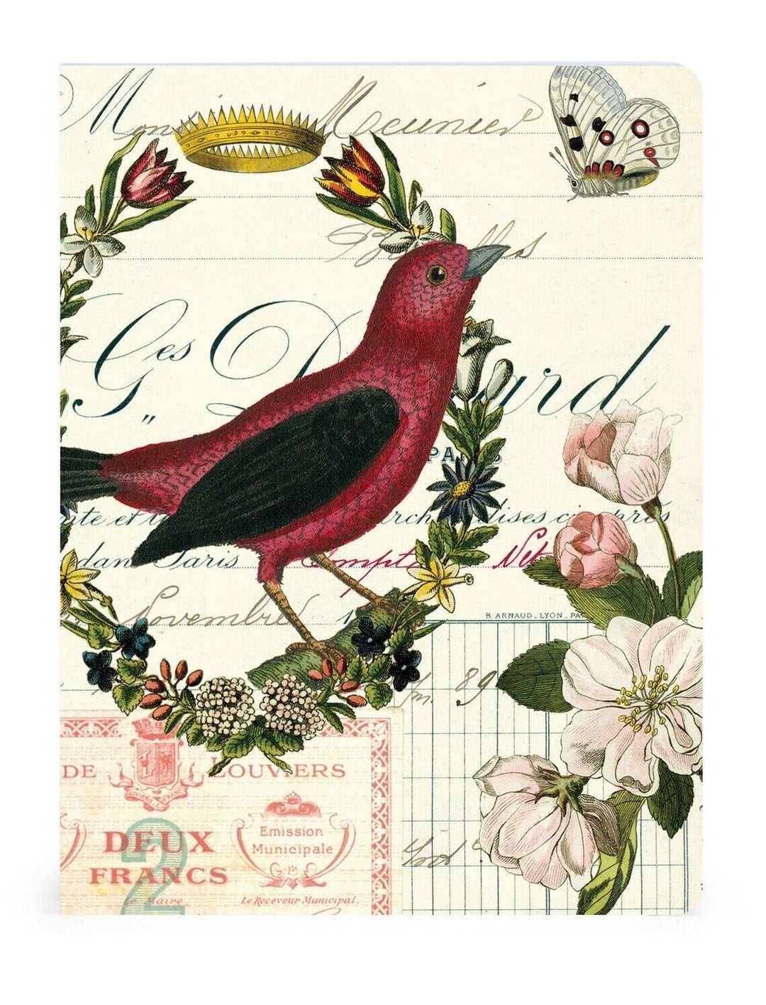 Vintage Bird Journal Set: Cavallini & Co. Lined Notebooks - Etsy