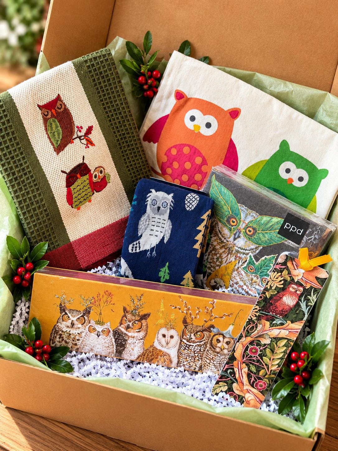 Owl Lover Gift Box, Owl Gift Items, Bird Lover Gift, Owl Themed Gifts, Nature Lover Gift Set