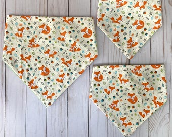 Fall Foxes Dog Bandana