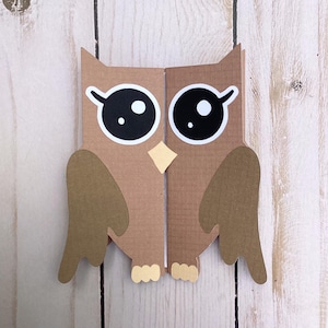 Carte de voeux hibou