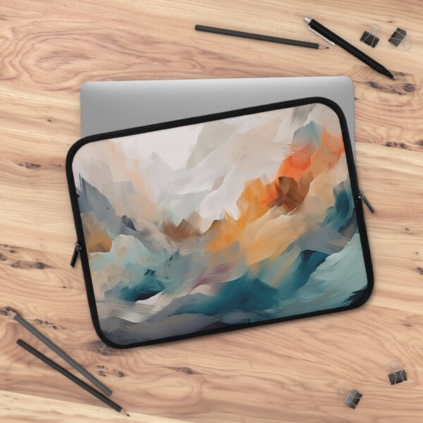 Mountain Abstract Laptop Sleeve Sunset Sleeve Nature Mountain Laptop Sleeve 13 inch Laptop Sleeve 15 inch MacBook Sleeve 17 Laptop Sleeve