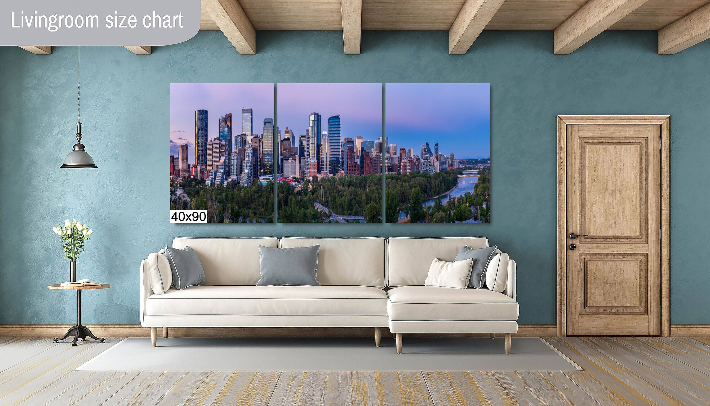 Calgary Skyline Photo Print Peace Bridge Photo Print Calgary