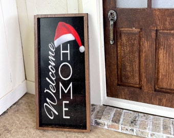 Christmas Dollhouse Porch Sign, Miniature Decor, Dollhouse wall art, Mini Decor