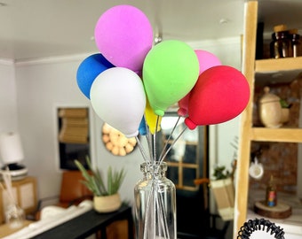 Palloncini in miniatura per casa delle bambole, 8 pezzi, decorazione per torta a forma di palloncino