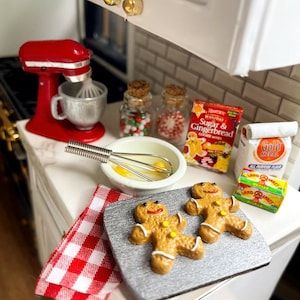Dollhouse Gingerbread Cookies, Dollhouse Flour, Eggs, Curated