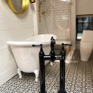 1:12 Puppenhaus Miniatur Bad Armatur, moderne Miniaturen, Puppenhaus Zubehör