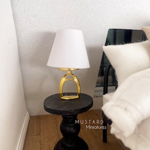 1:12 Dollhouse Non Working Lamp, Modern Lamp, Dollhouse Table lamp, Bedroom Lamp