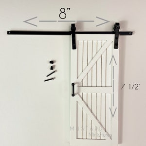 Dollhouse Barn Door Hardware