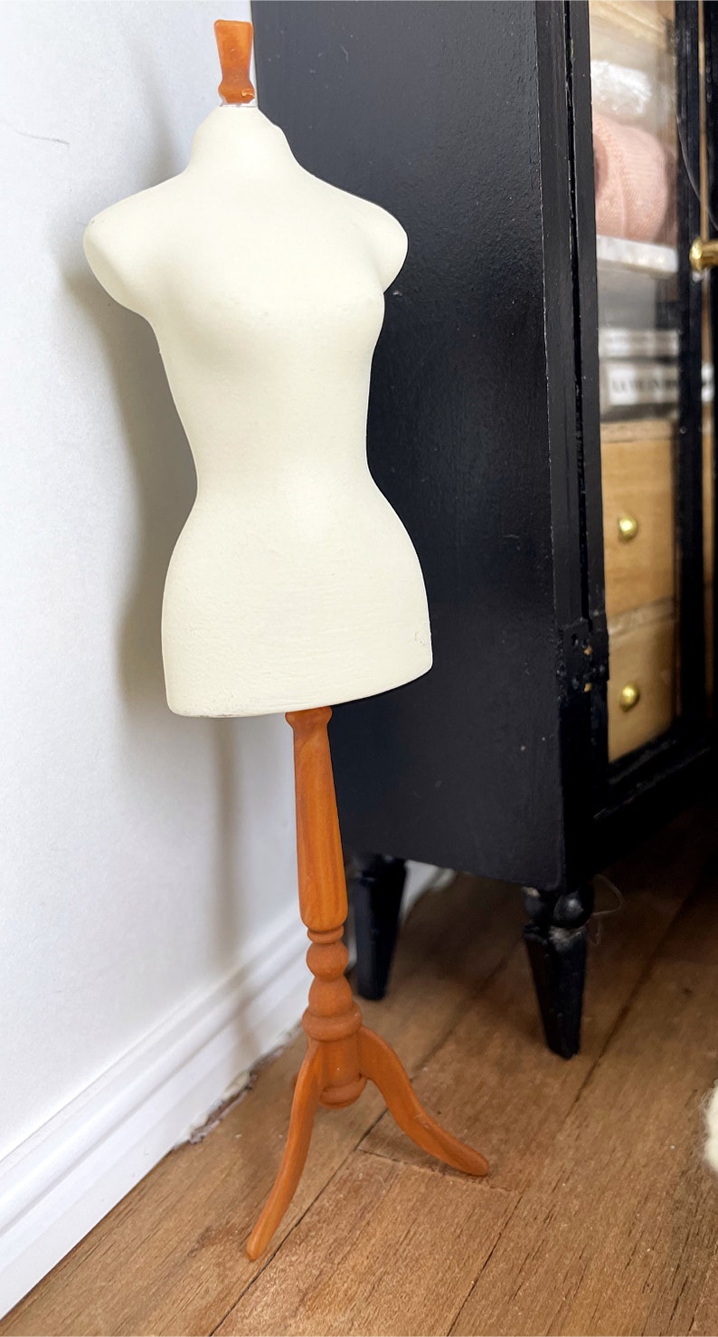 Dollhouse Miniature Dress Form Dollhouse Home Decor Etsy