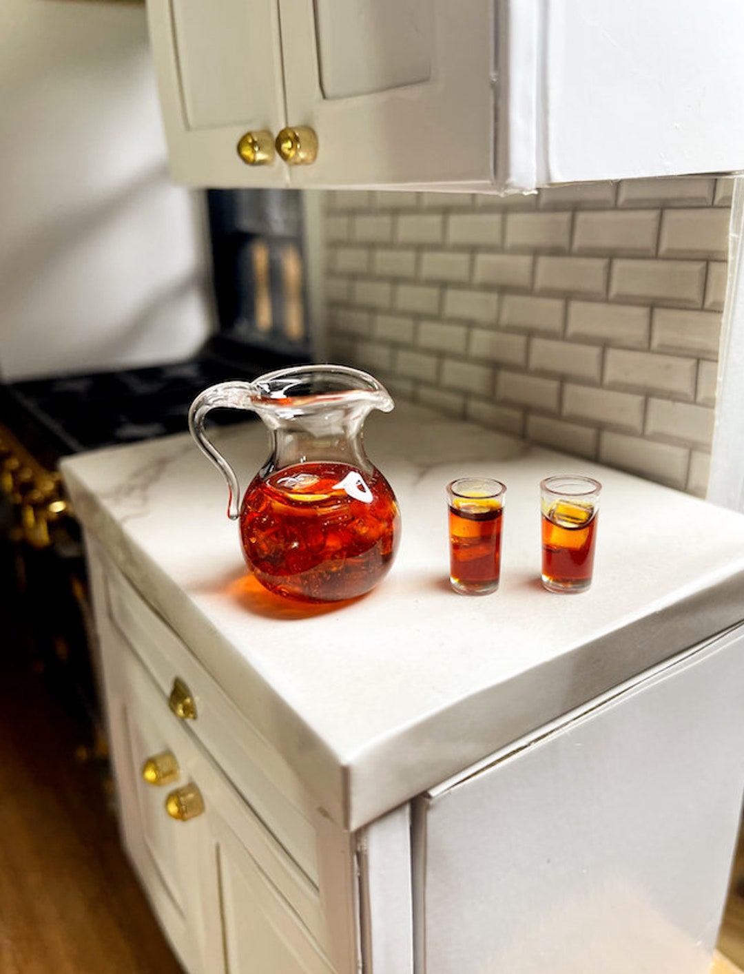 Dollhouse Iced Tea, Miniature Tea, Dollhouse Food Drink - Etsy