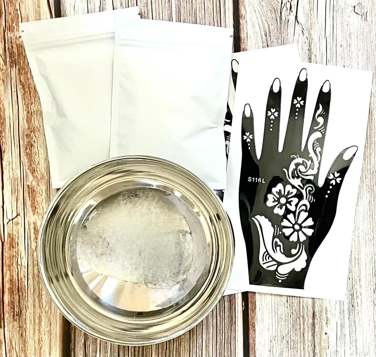 Egyptian Henna Set Henna Natural Tatto Bridal Henna Etsy