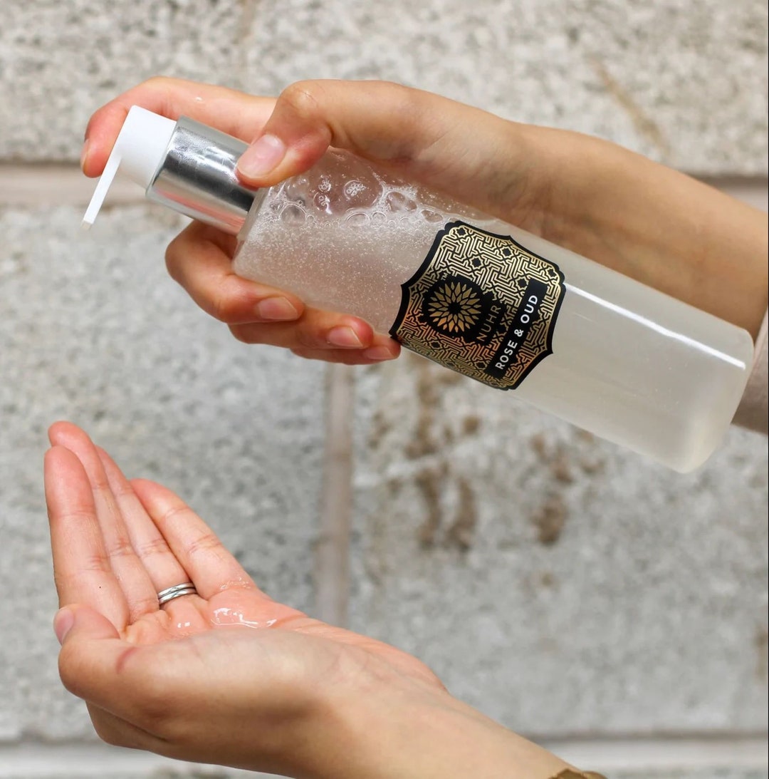 Oud Shower Gel Self Care Gift Set Rose and Oud Shower Gel Etsy