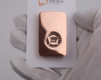 100g銅インゴット純度999。打たれた - Etsy 日本