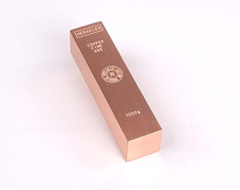 100g銅インゴット純度999。打たれた - Etsy 日本
