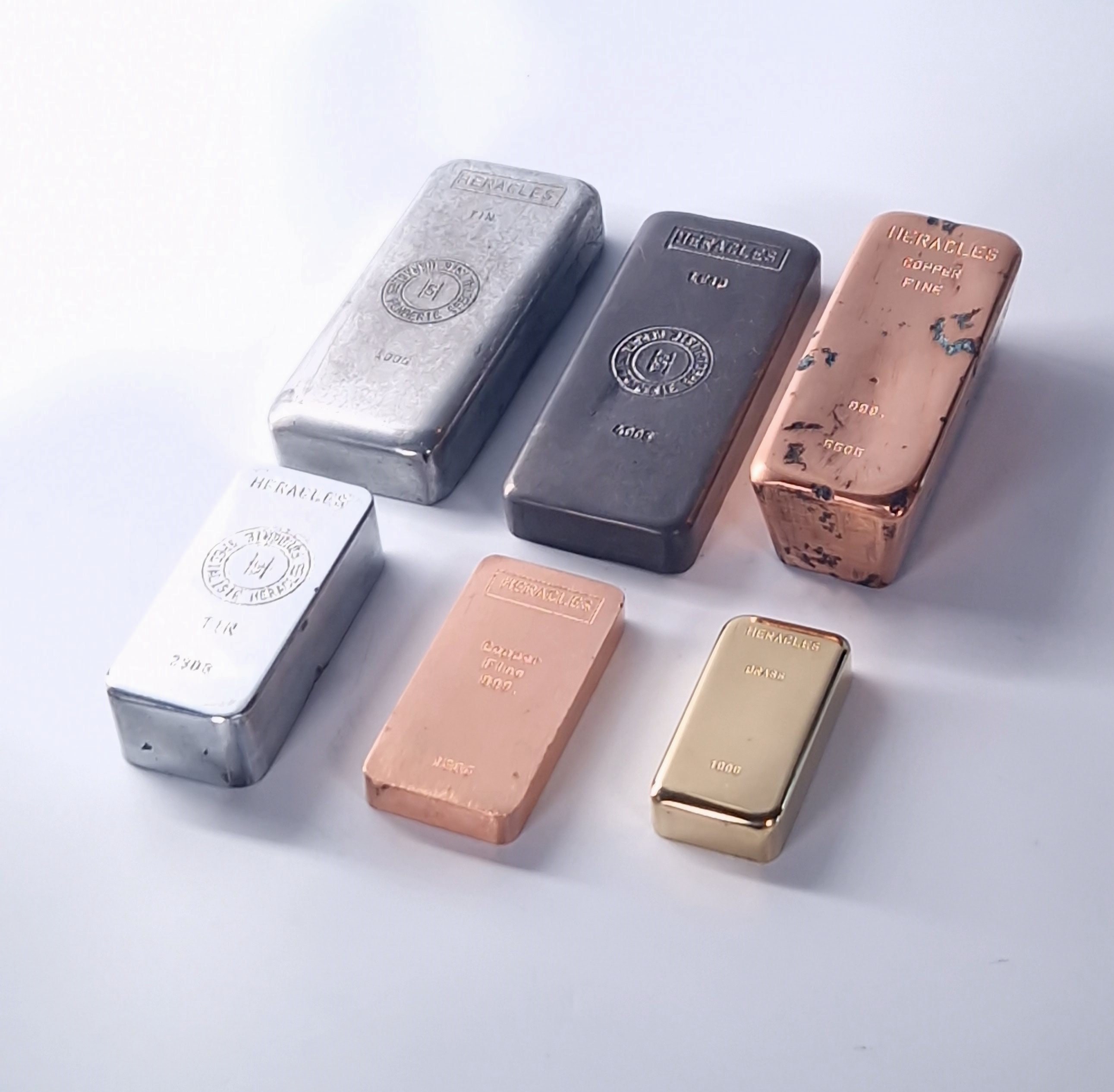 Metal Molds Casting - Gold Lead Tin Silver Copper Aluminum Ingot