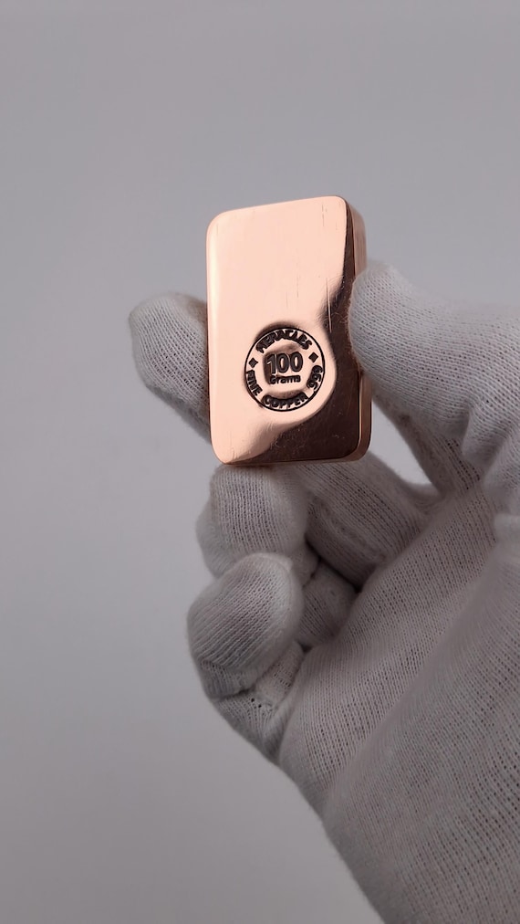 100g銅インゴット純度999。打たれた - Etsy 日本