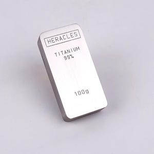Lingote 100g TITANIO Puro 99%