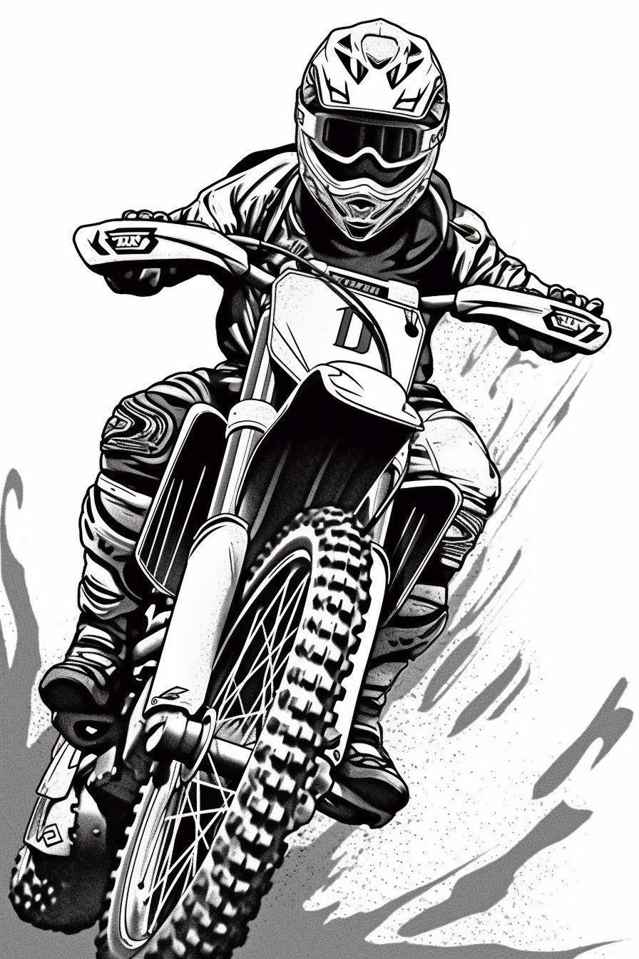 Coloring page - A moto não é fácil escolher