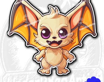 Embrace Halloween with Irresistible Charm – Halloween Bat Character Vector Clipart!