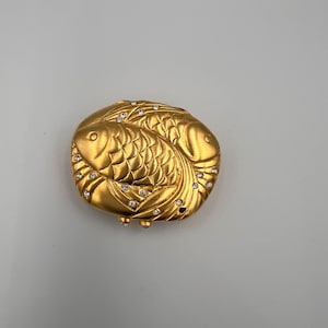 Estee Lauder Golden Pisce Solid Perfume: A Fishy Delight for the Pisces Zone - From the &#39;50s/&#39;60s, Empty