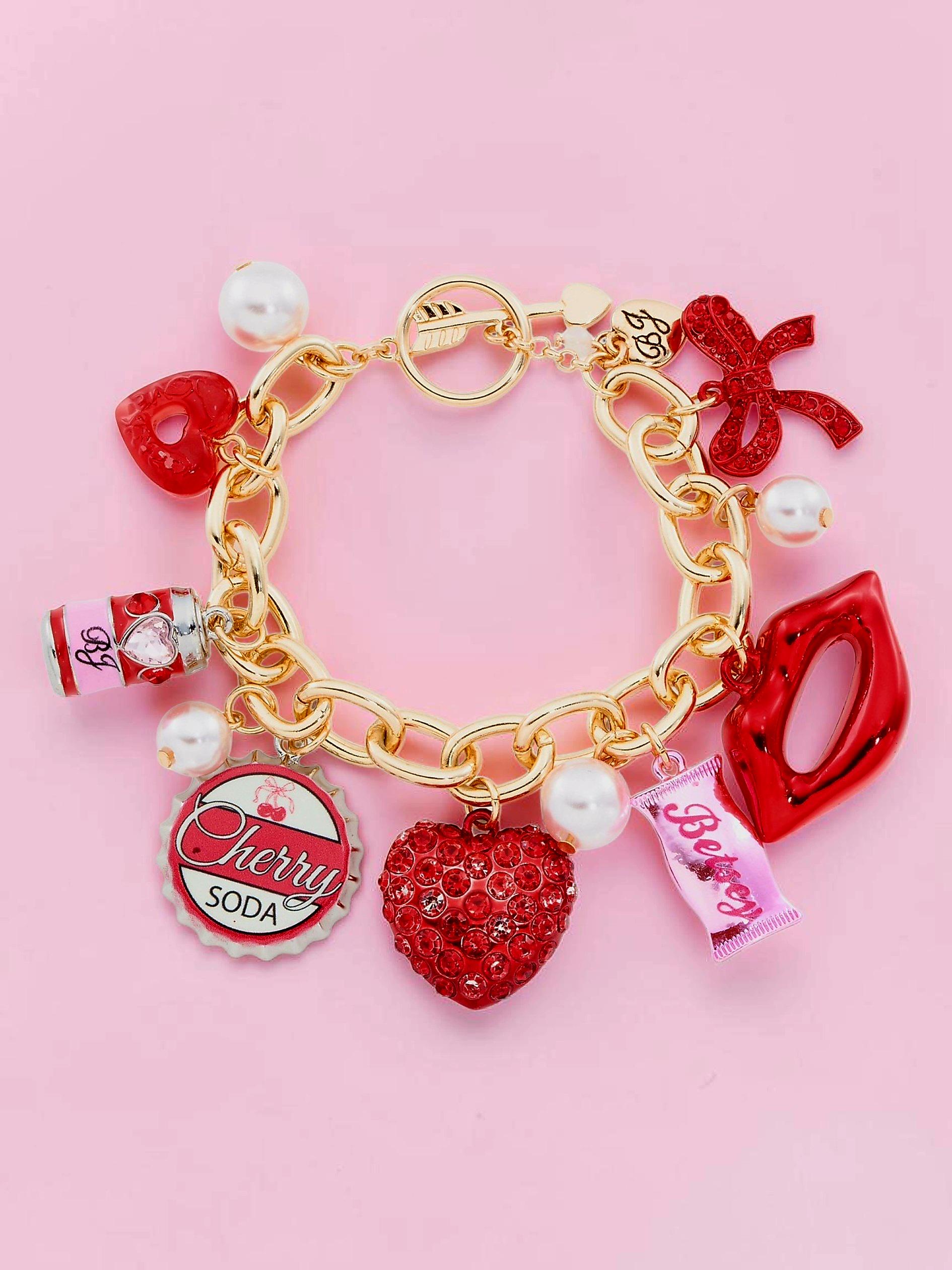 Betsey Johnson Heart Bracelet - Etsy