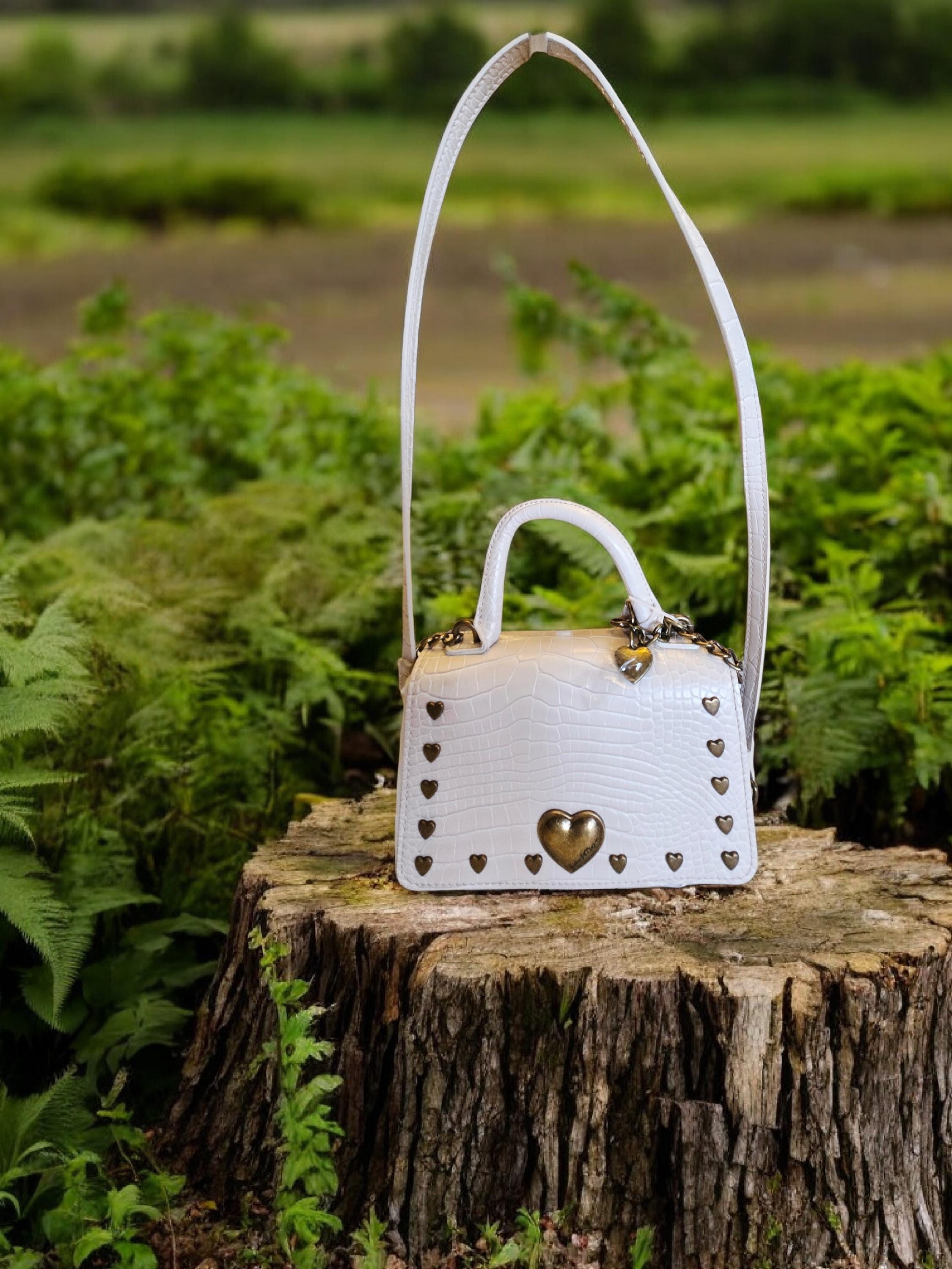 NEW Betsey Johnson Heart-embellished Handbag With Shoulder Strap 8