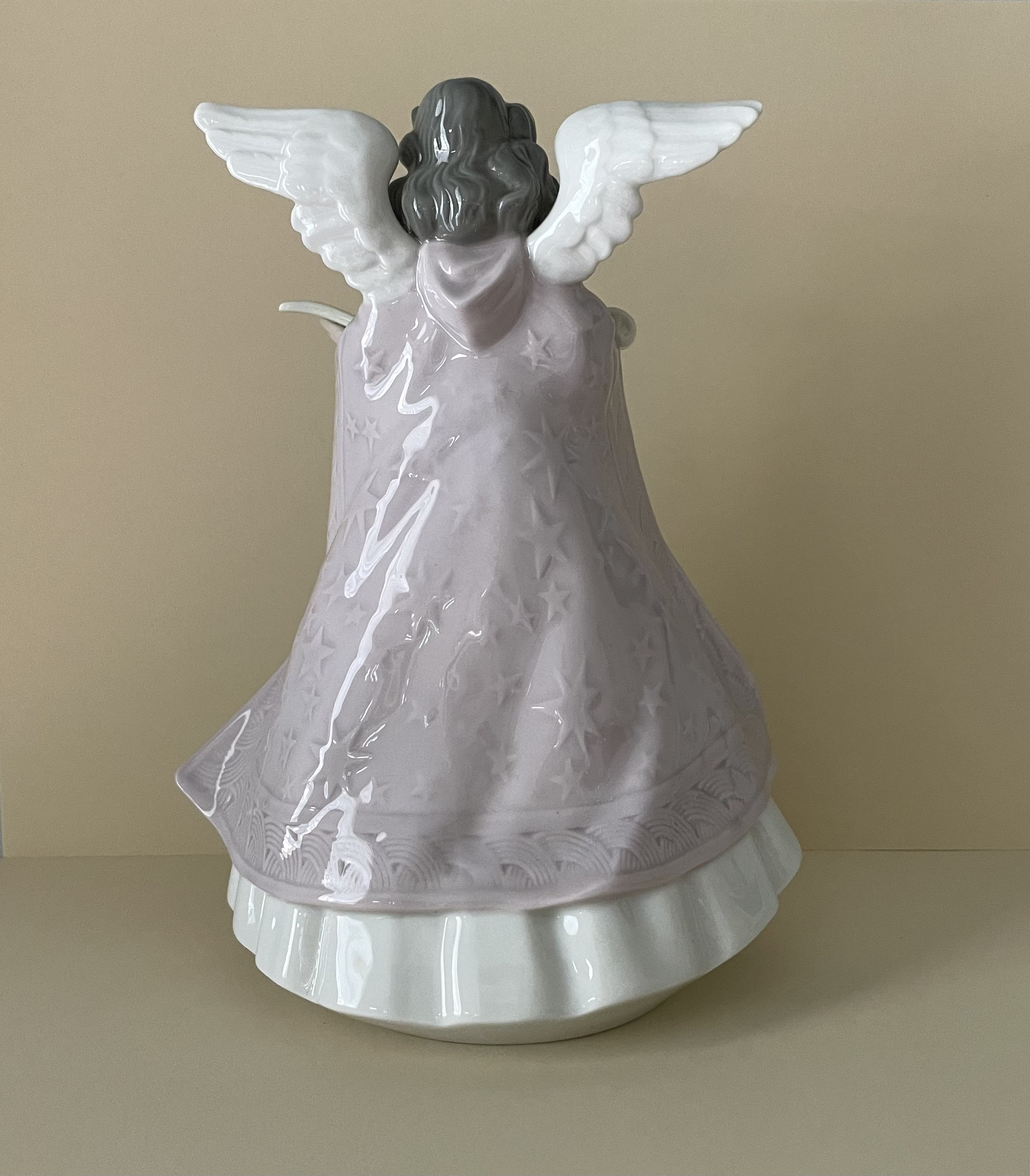 Vintage Lladrò Angel Tree Topper navidad Cantante Retired Etsy