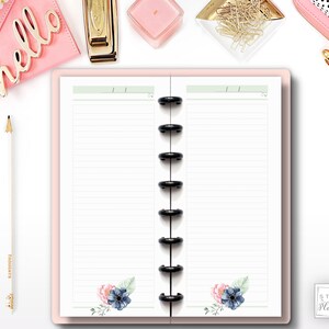 Printable Insert Pack Happy Planner Skinny Classic, HP Half Sheet ...