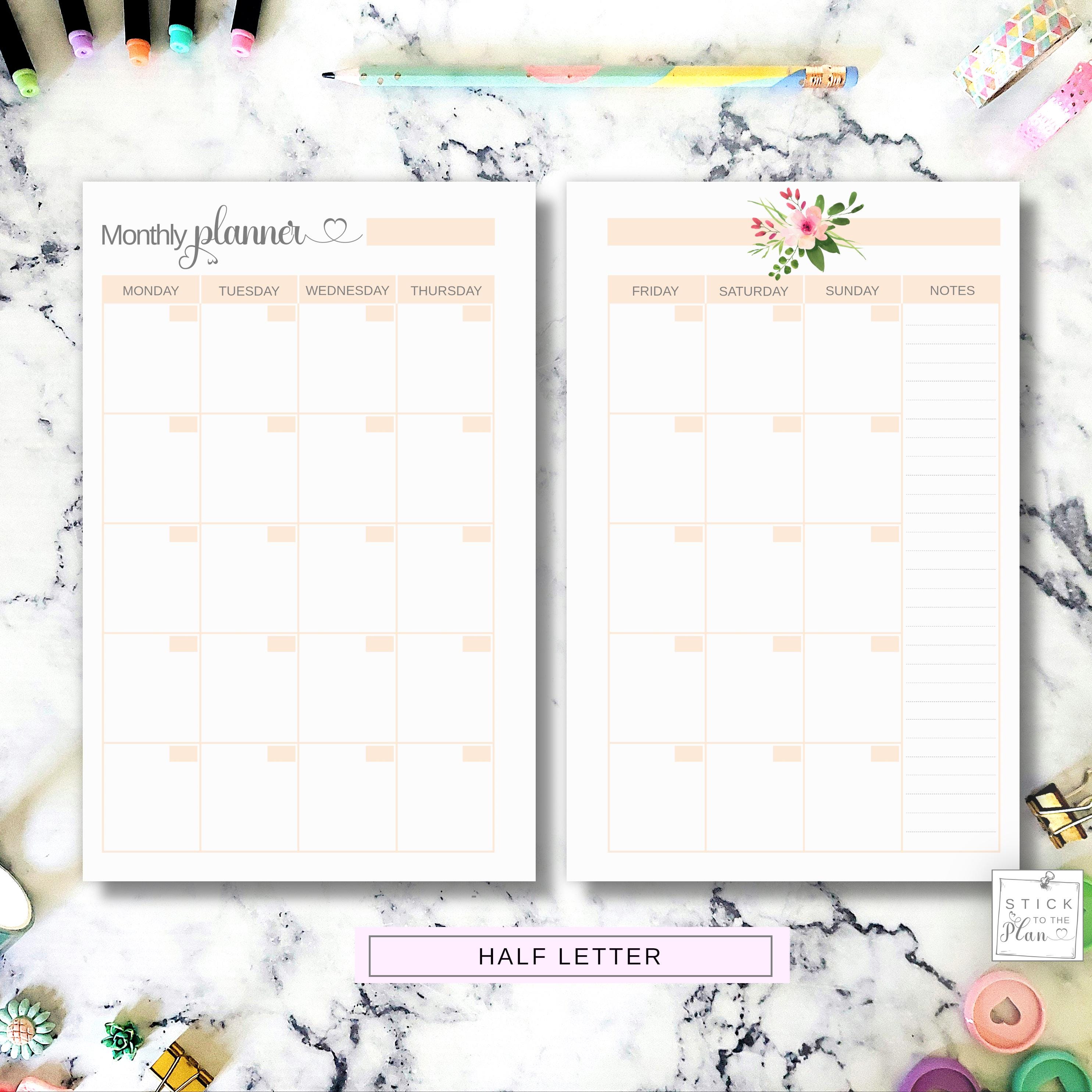 Bullet Journal Planner Pages