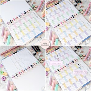 Disc Planner Examples Disc Planner Printable Bundle of Inserts Fit Happy Planner Classic ...