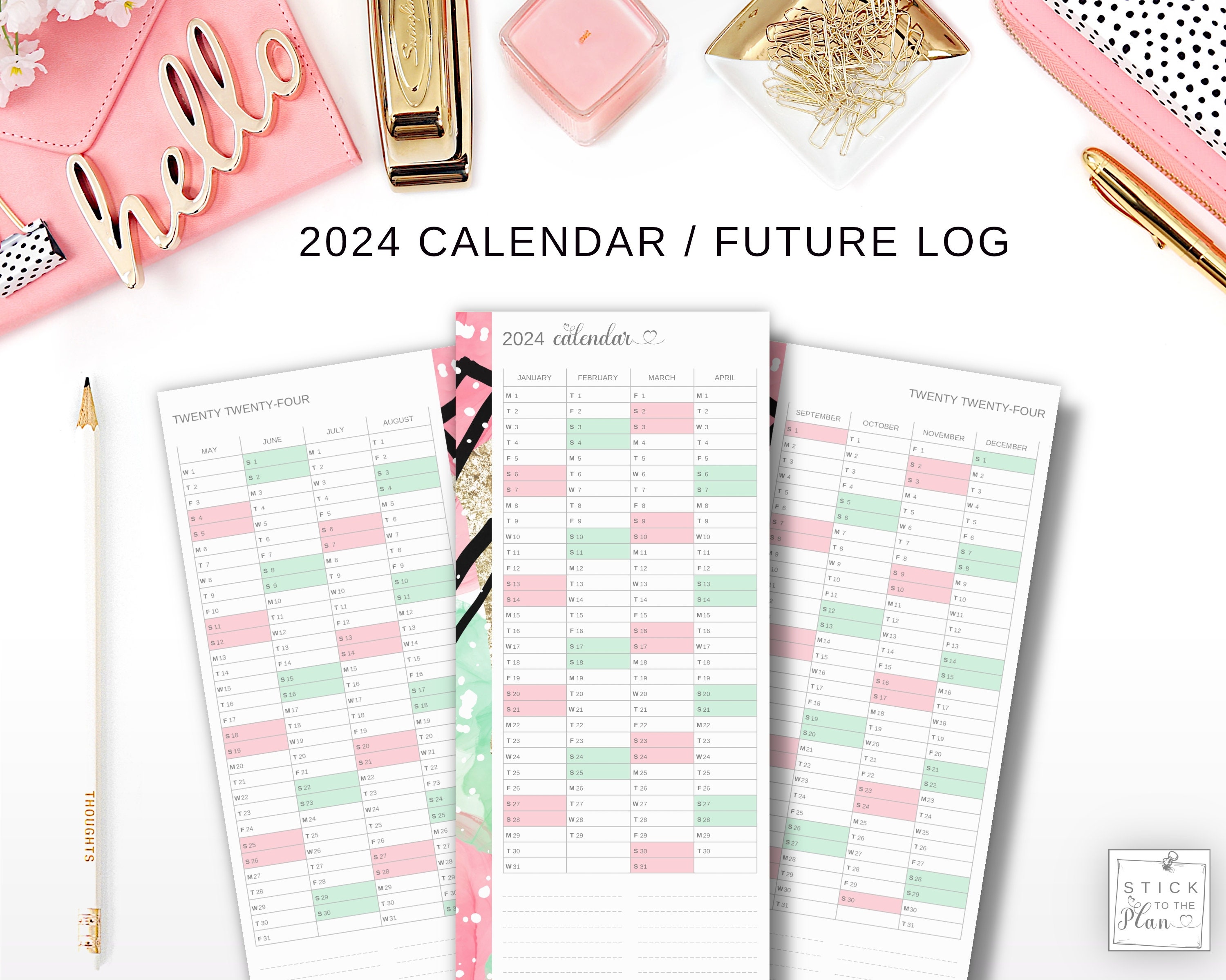 Happy Planner Skinny Classic Printable Bundle, HP Half Sheet Monthly ...