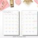 Undated Monthly Calendar Happy Planner Classic, Printable Mini HP Two ...