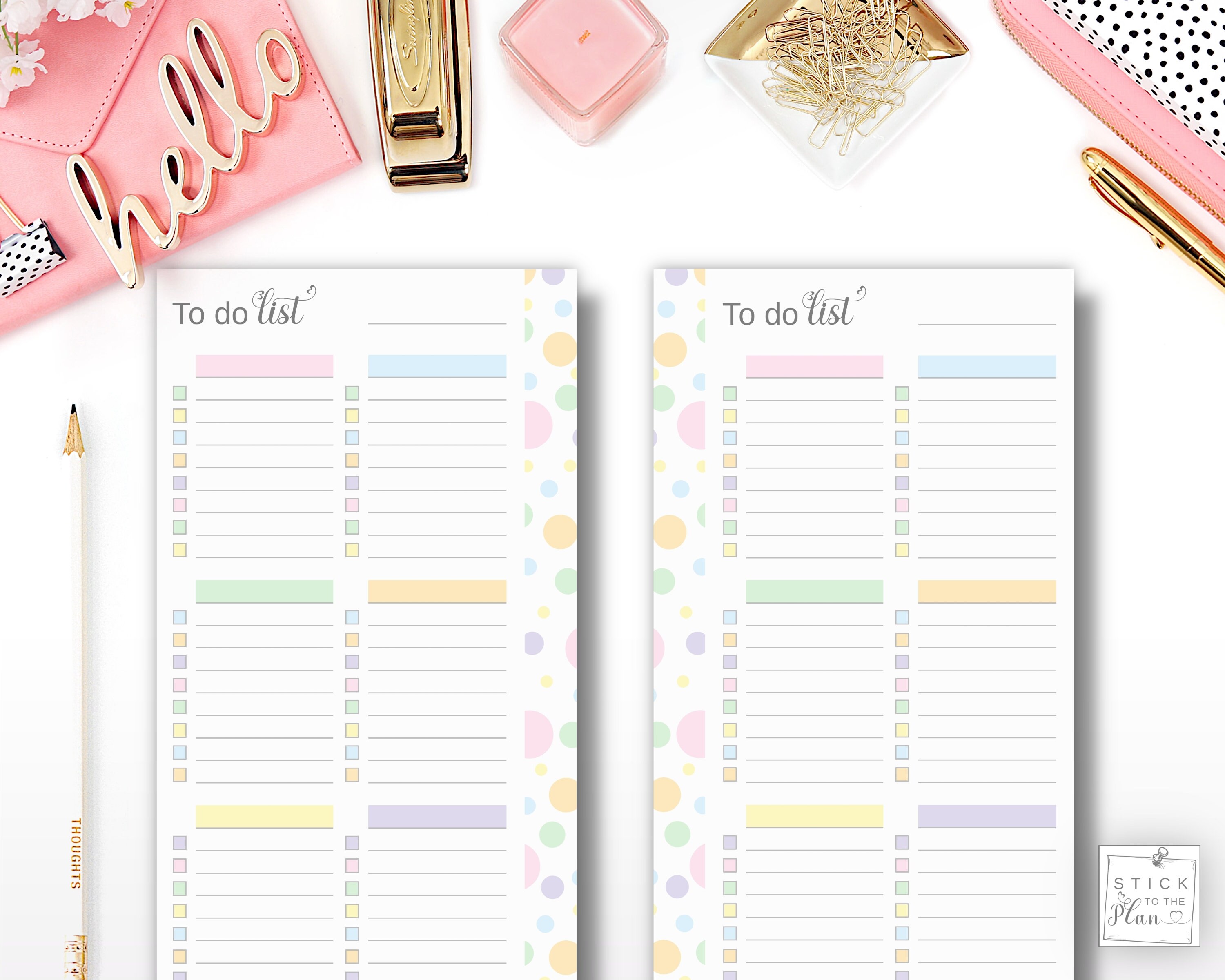 Personal Size to Do List, Printable Filofax Things to Do Checklist ...