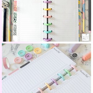 Printable Bucket List Happy Planner Skinny Classic Insert, Classic Half ...