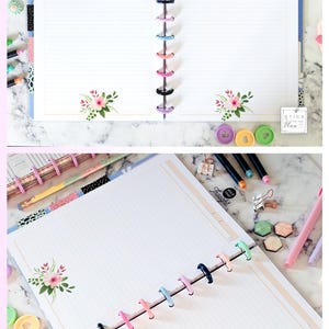 Printable Happy Planner Notes Insert, Classic HP Lined Note Pages, Mini ...
