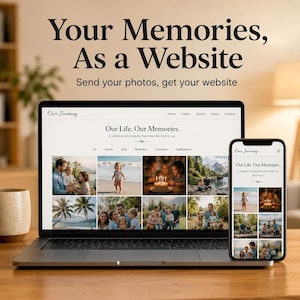 Individuelle Familienerinnerungswebsite | Fotos, Videos, Hosting, Quellcode