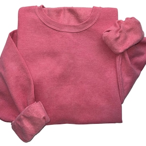 Vintage Sweatshirt Blanks Custom Dyed Crimson Red, Mother’s Day Gift, Regular and Plus Size 2XL-5XL Sweatshirt Unisex, Sweatshirt Women