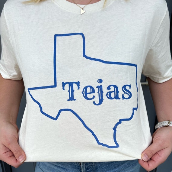 HowdyYallWears Tejas T-Shirt, Texas, Texan, Mexican, Tejas Shirt, Texas Outline, Texas Shirt