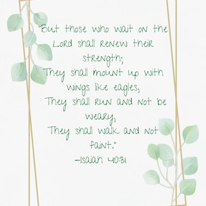 Isaiah 40:31 Digital Download