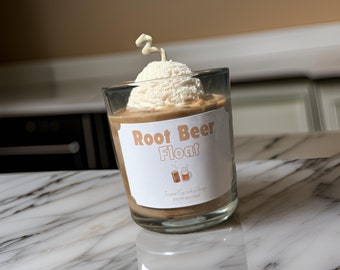 Root Beer Float Soy Wax Candle